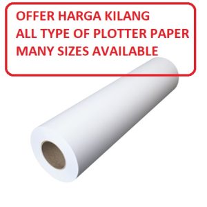 A3 PLOTTER PAPER 297MM X 50M X 2