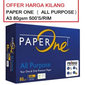 PAPER ONE A3 80GSM SUPPLIER MALAYSIA