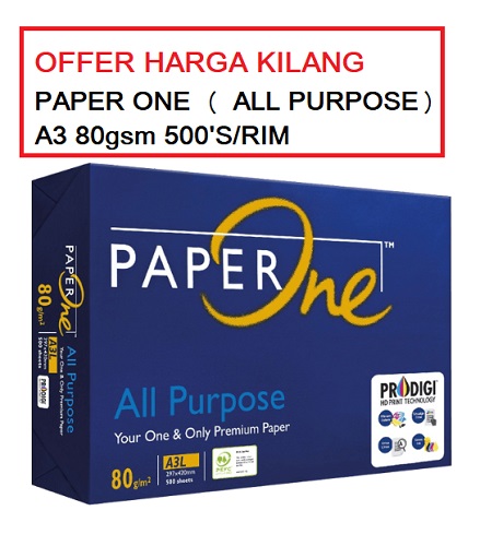 PAPER ONE A3 80GSM SUPPLIER MALAYSIA PAPER ONE A3 80GSM SUPPLIER MALAYSIA