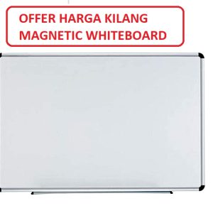 MAGNETIC WHITEBOARD WITH ALUMINIUM FRAME