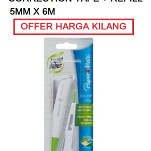 PAPERMATE DRYLINE ULTRA CORRECTION TAPE WITH REFILL