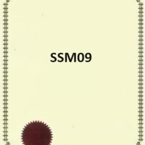 CERTIFICATE CARD WITH RED SEAL - SSM09