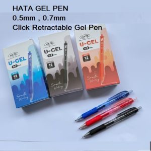 HATA GEL PEN 0.5MM, 0.7MM