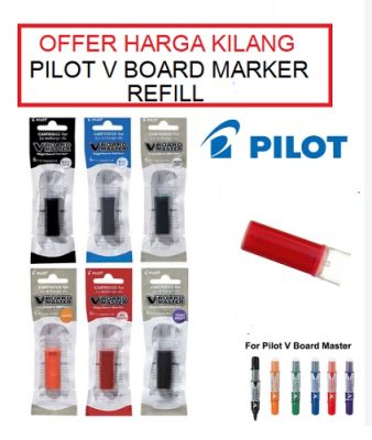 PILOT V BOARD MASTER REFILL / PILOT WHITE BOARD MARKER REFILL