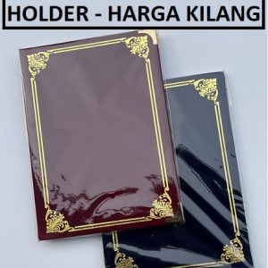 VELVET CERTIFICATE HOLDER