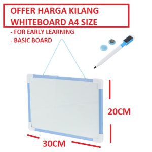 A4 SIZE WHITEBOARD FOR KIDS