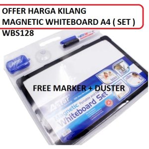 MAGNETIC WHITEBOARD A4 SET