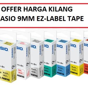 CASIO 9MM LABEL TAPE